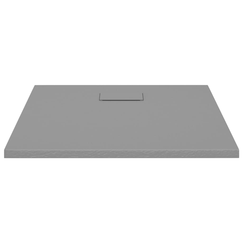 Shower Base Tray SMC Grey 80x80 cm