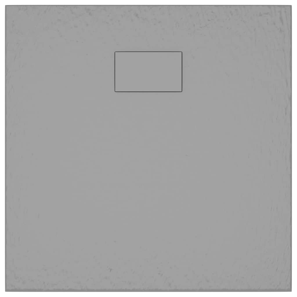Shower Base Tray SMC Grey 80x80 cm