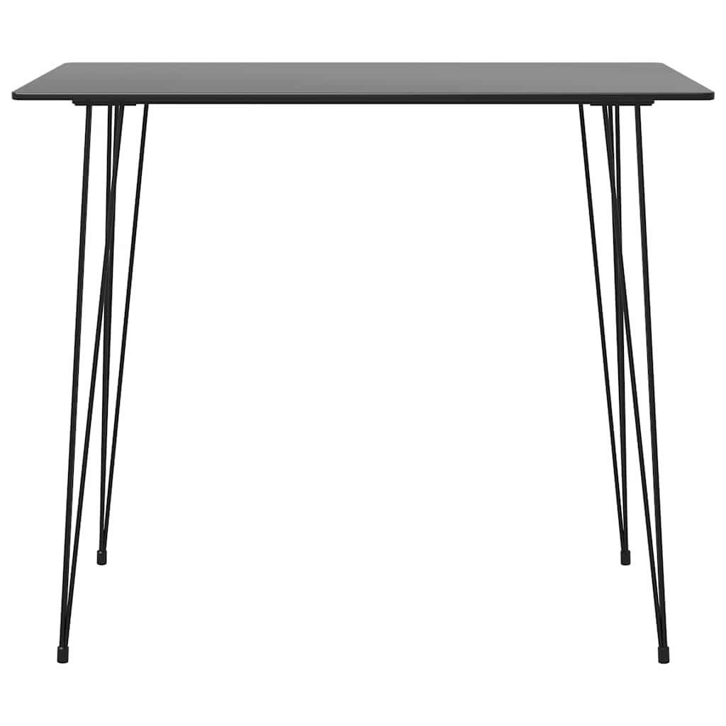 Bar Set | Black | MDF | Standard | Footrest | Bar Set | Rectangular