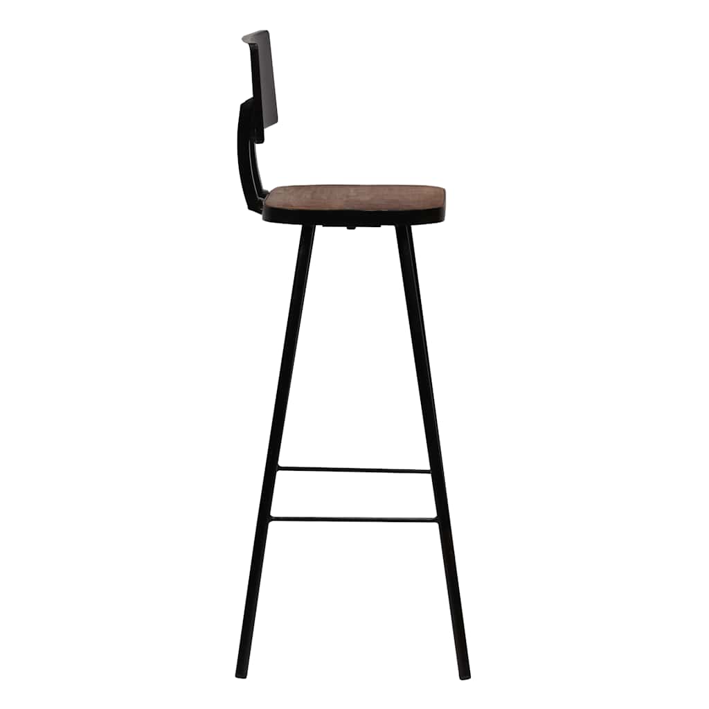 Bar Set | Black | MDF | Standard | Footrest | Bar Set | Rectangular