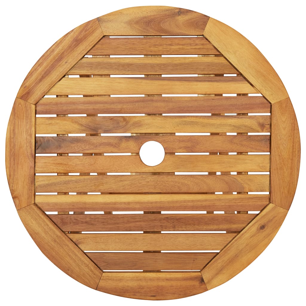 Garden Dining Set | Natural wood | Solid acacia wood | Compact