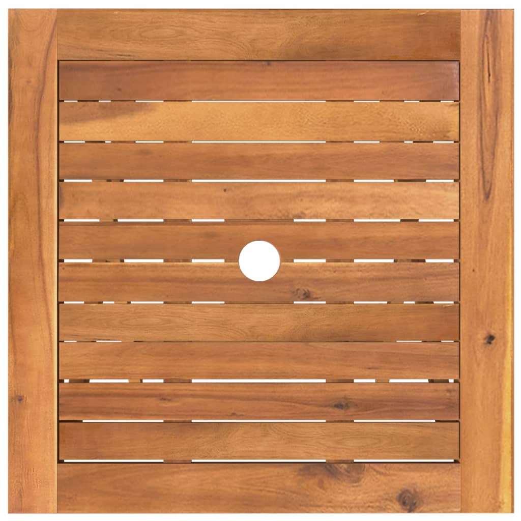 Garden Dining Set |  Foldable  | Square | Rustic