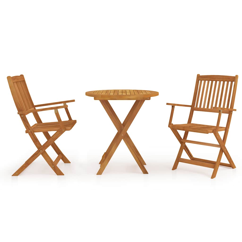 Garden Dining Set | Natural Acacia | Solid Acacia wood | Small | Foldable