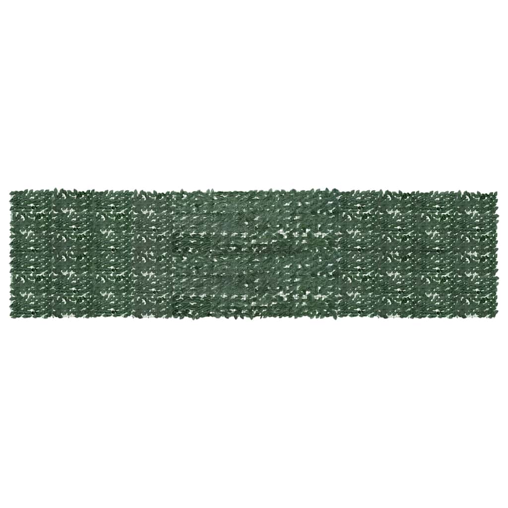 315494 vidaXL Balcony Screen with Dark Green Leaves 600x150 cm