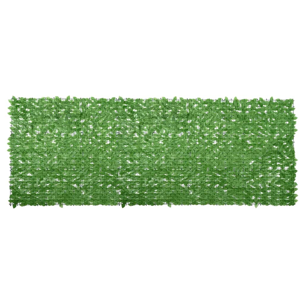 315504 vidaXL Balcony Screen with Green Leaves 400x150 cm