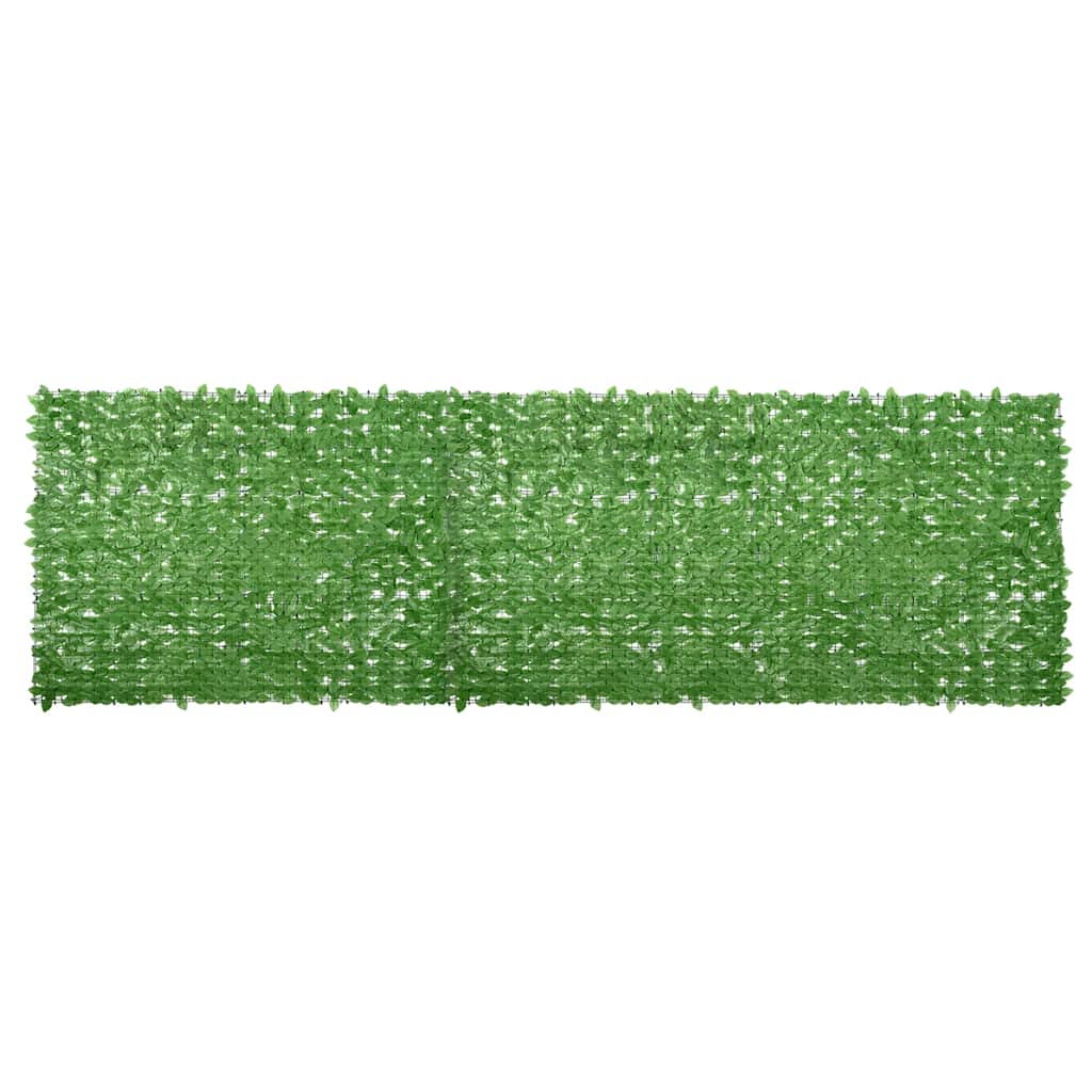 315506 vidaXL Balcony Screen with Green Leaves 600x150 cm