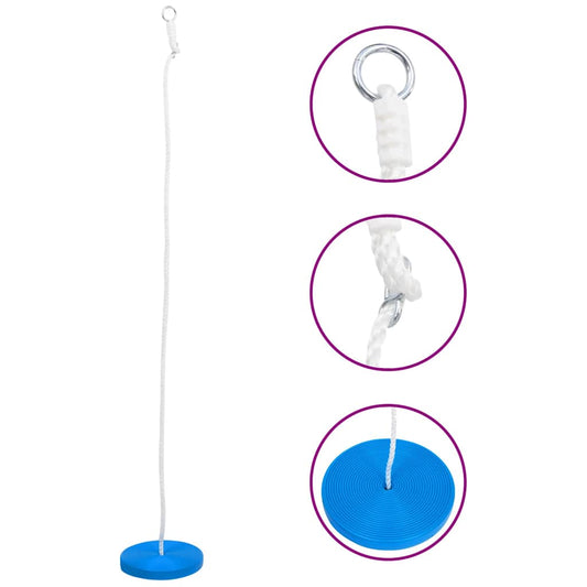 93148 vidaXL Plate Swing 200 cm Blue
