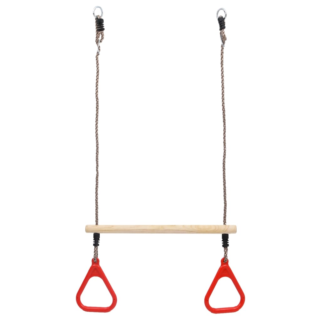 vidaXL Trapeze Swing Bar with Rings