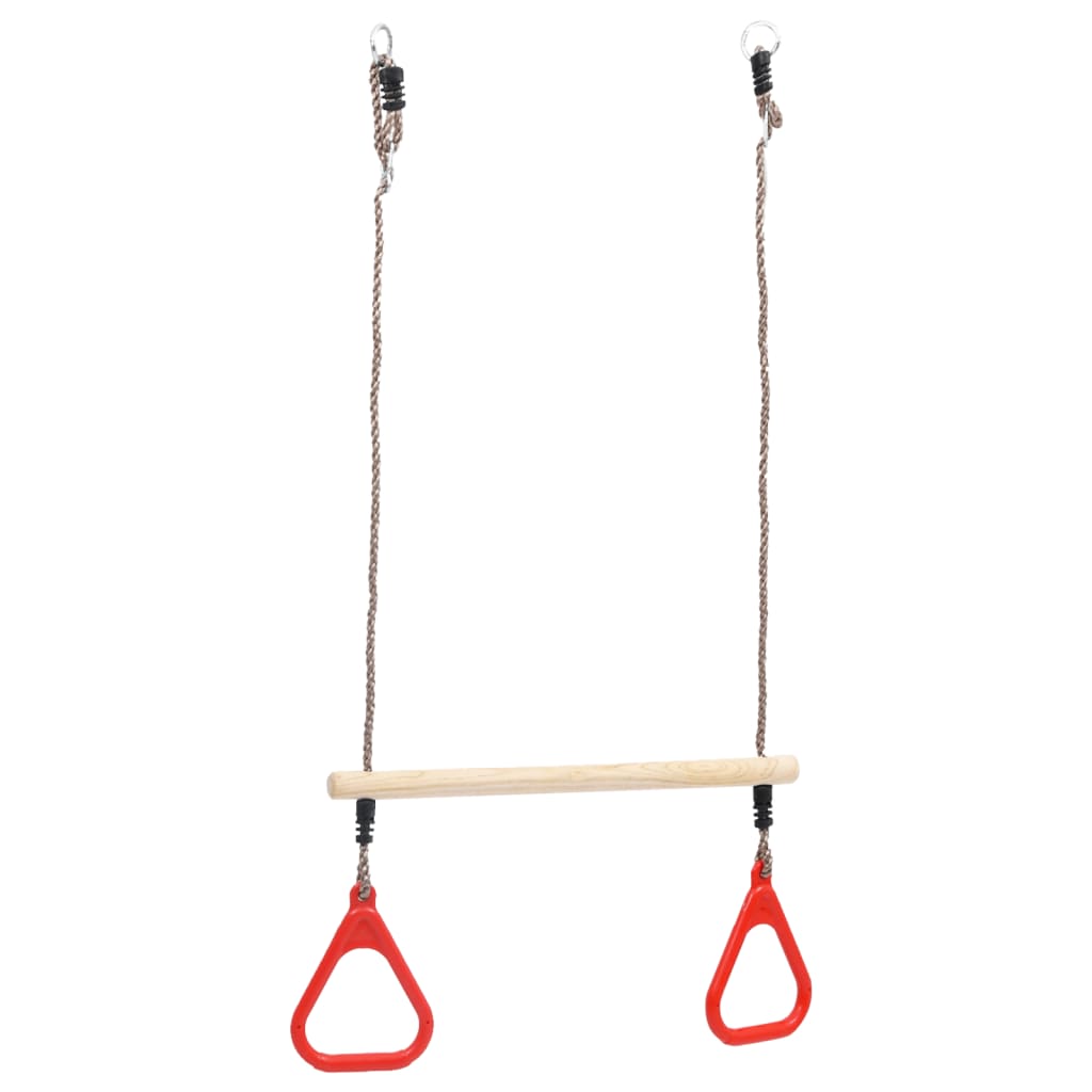 vidaXL Trapeze Swing Bar with Rings