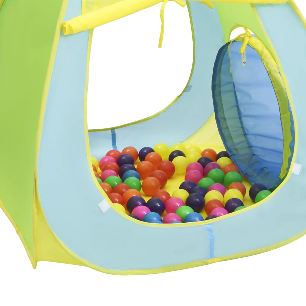 vidaXL Children Play Tent with 100 Balls Multicolour