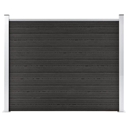 vidaXL Fence Panel WPC 180x146 cm Grey