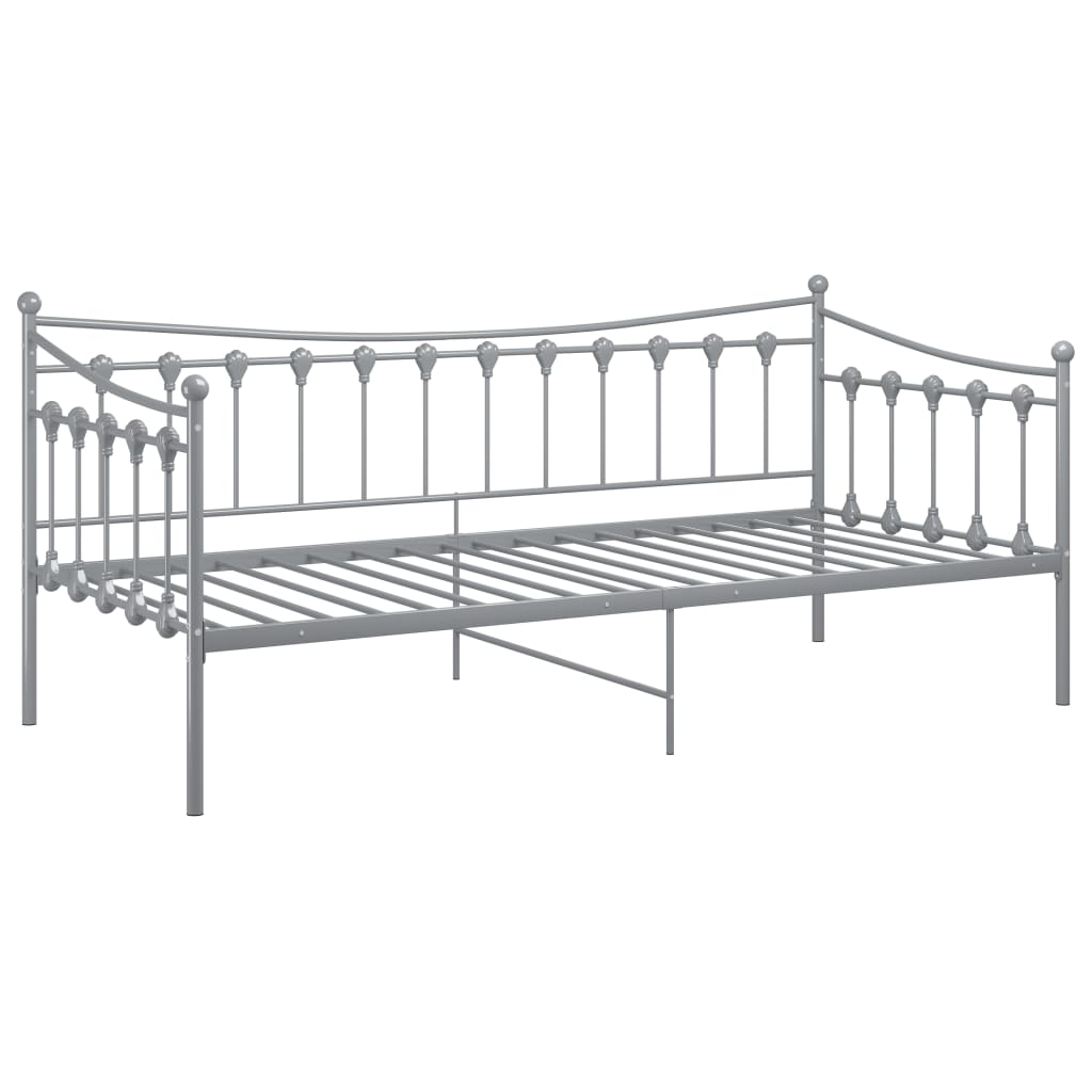 Sofa Bed Frame | Grey | Powder-coated metal | Single