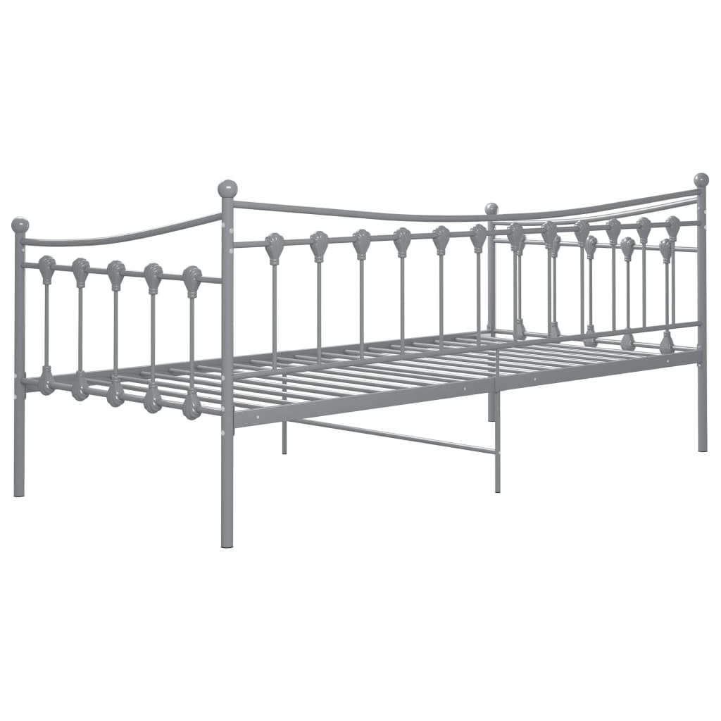 Sofa Bed Frame | Grey | Powder-coated metal | Single
