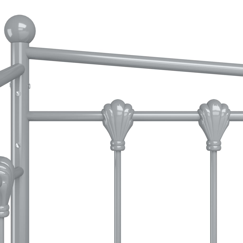 Sofa Bed Frame | Grey | Powder-coated metal | Single
