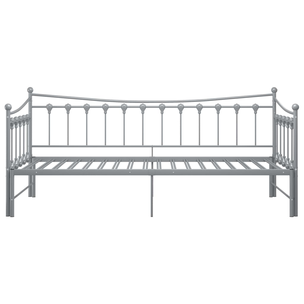 Sofa Bed Frame | Grey | Powder-coated metal | 90x200 cm mattress size