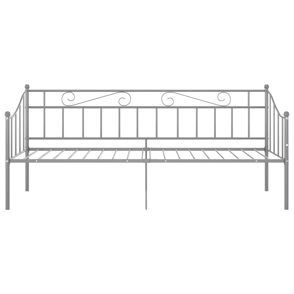 Sofa Bed Frame | Grey | Powder-coated metal | Single