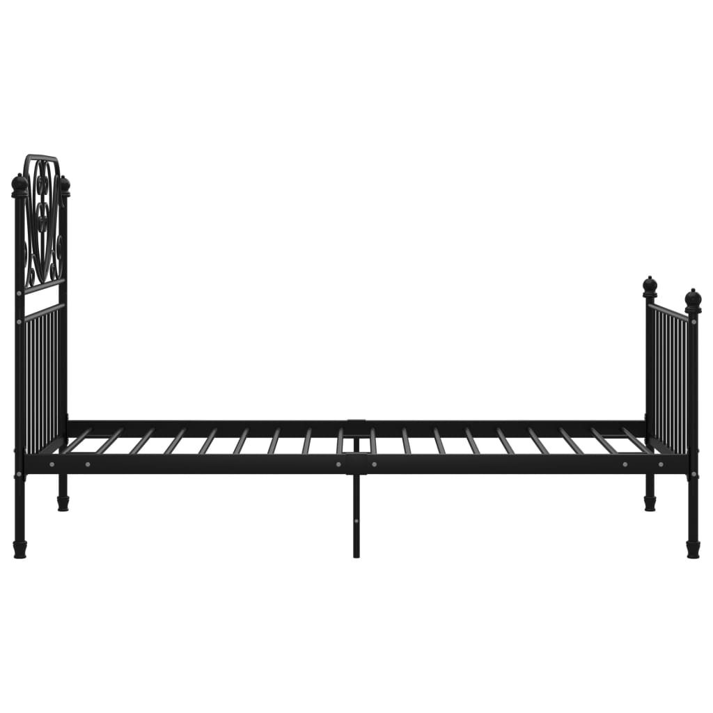 Bed Frame | Black | Powder-coated metal | Single | Tough | Bed Frame
