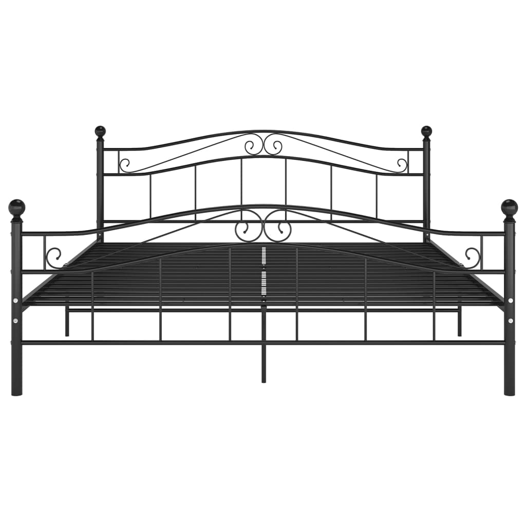 Bed Frame | Black | Powder-coated metal | Super King | Durable