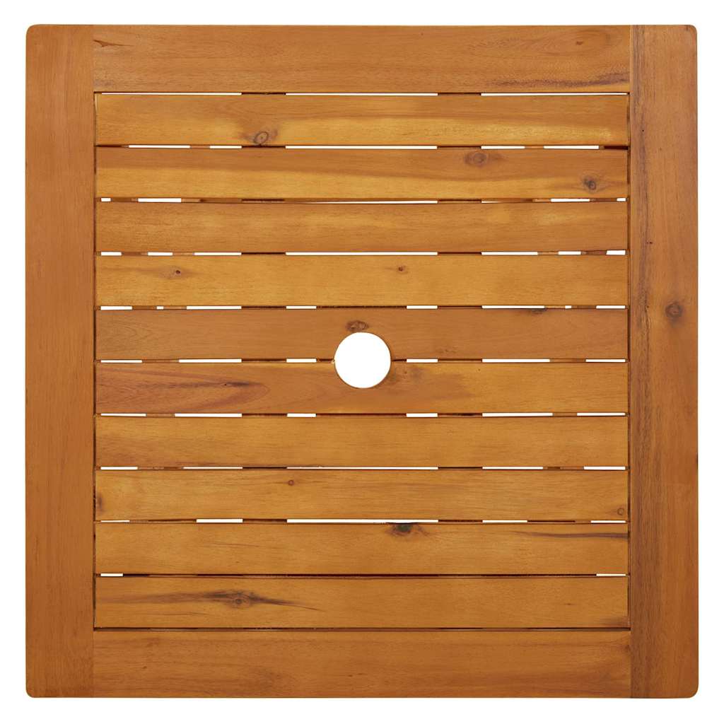 313595 vidaXL Folding Garden Table 60x60x75 cm Solid Acacia Wood