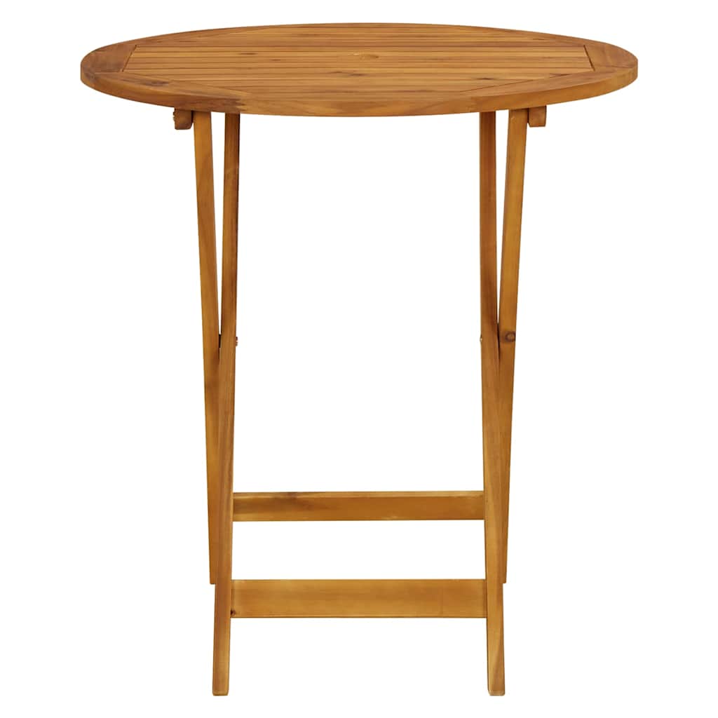 313596 vidaXL Folding Garden Table 70 cm Solid Acacia Wood