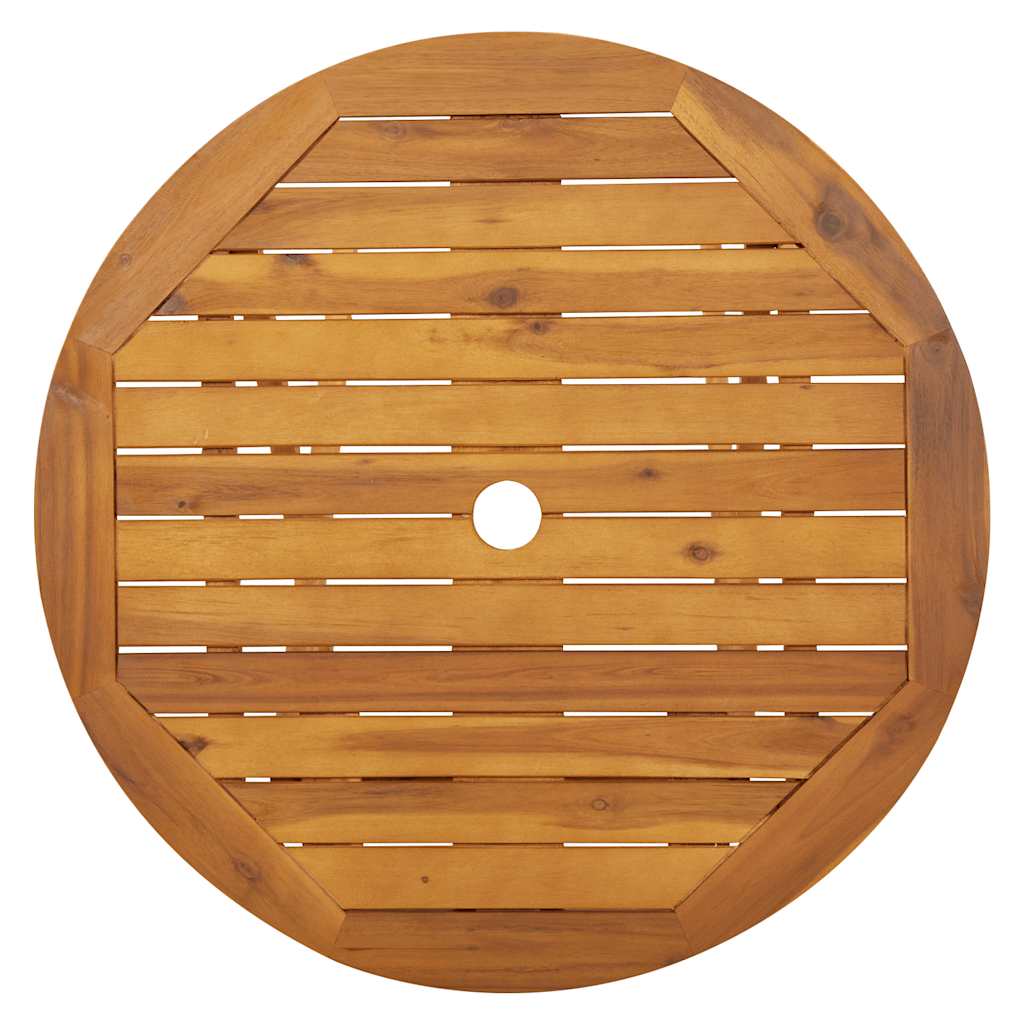 313596 vidaXL Folding Garden Table 70 cm Solid Acacia Wood