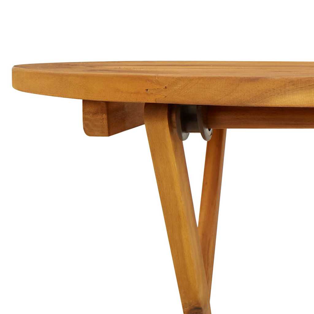 313596 vidaXL Folding Garden Table 70 cm Solid Acacia Wood