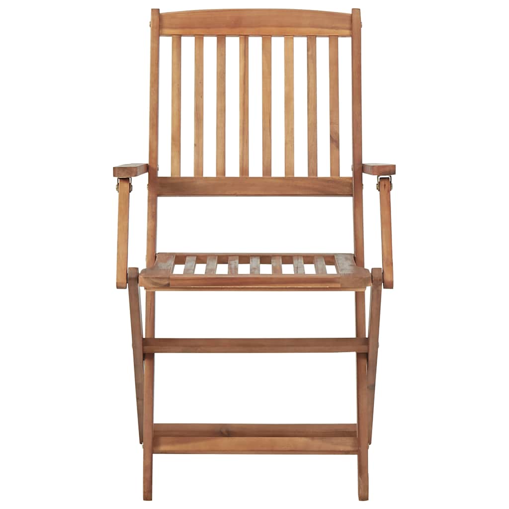 Outdoor Chair | Set of 4 | Natural Acacia | Solid Acacia wood | Standard
