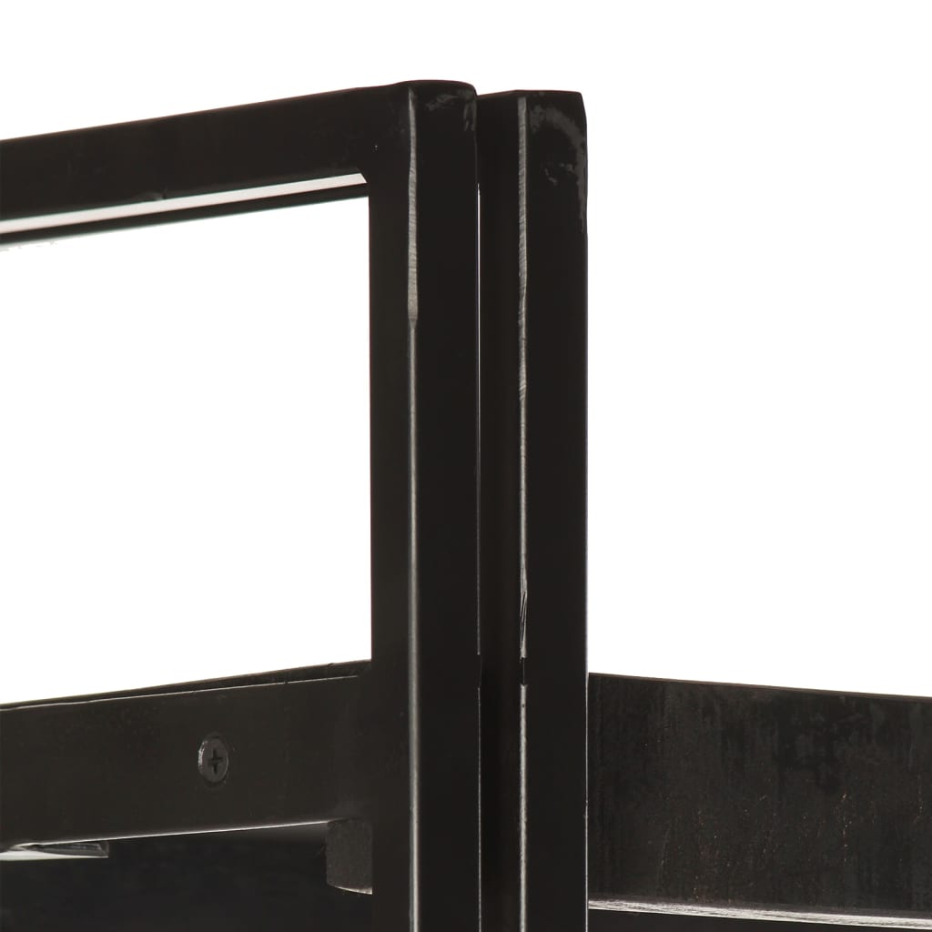 Bookcase | Black | Solid Mango Wood | Medium | Shelving | Bookcase