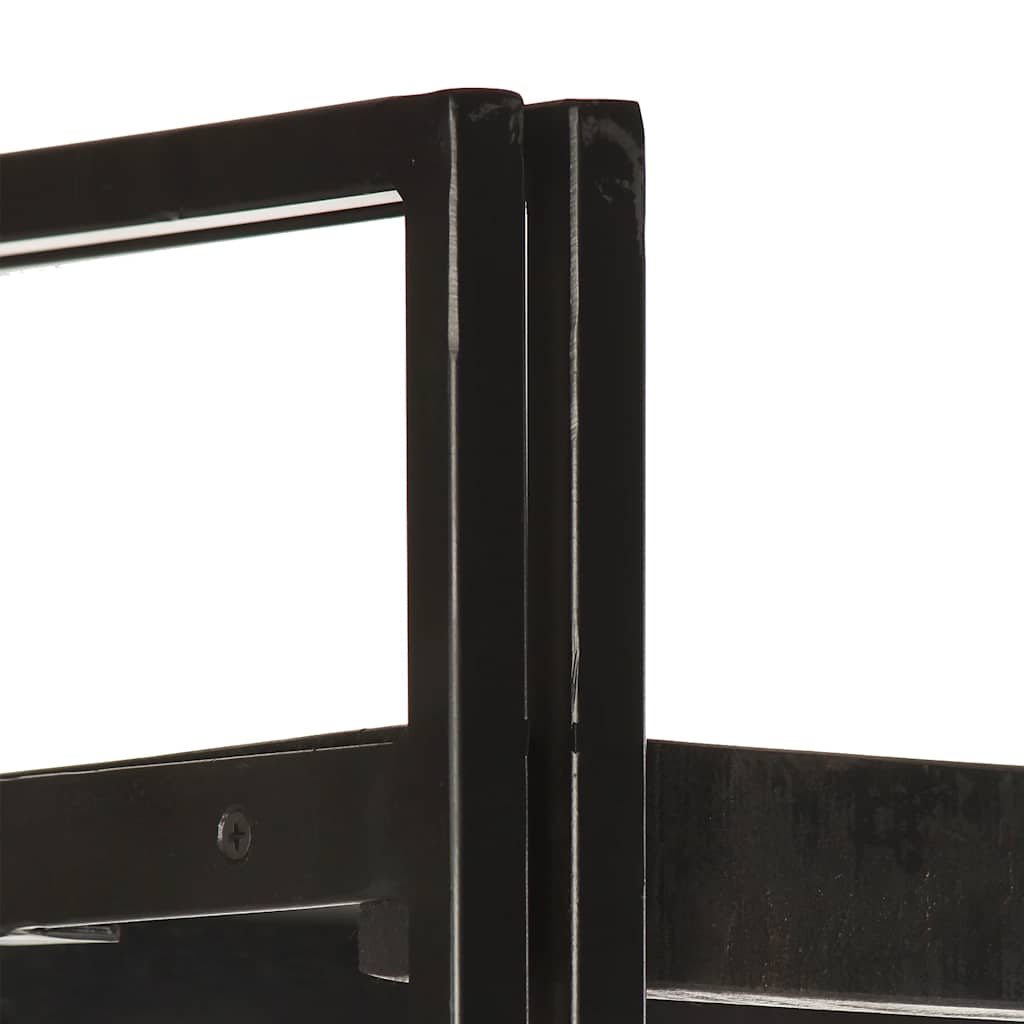 Bookcase | Black | Solid rough mango wood | Medium | Durable | Bookcase
