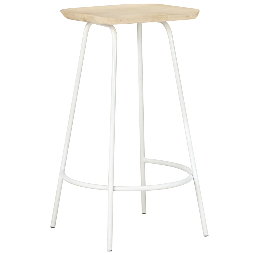 Bar Stools 4 pcs Solid Mango Wood