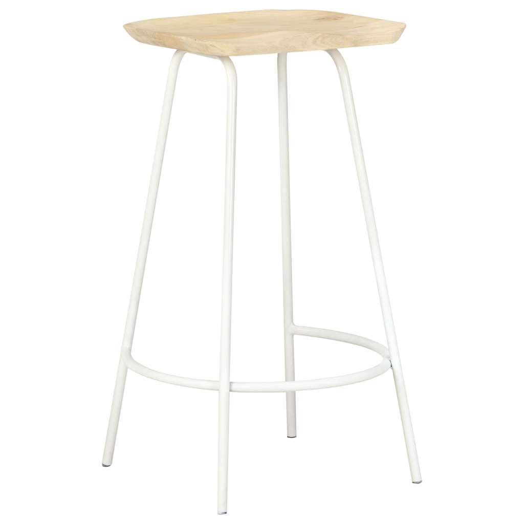 Bar Stools 4 pcs Solid Mango Wood