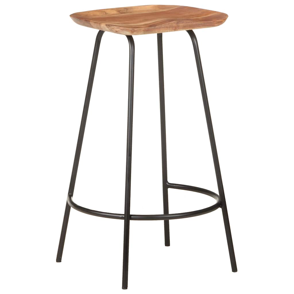 Bar Stools 4 pcs Solid Acacia Wood