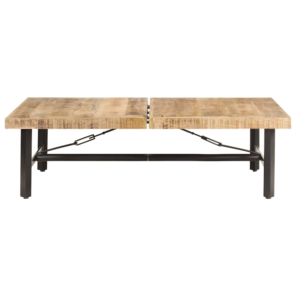 320653 vidaXL Coffee Table 142x90x42 cm Solid Mango Wood
