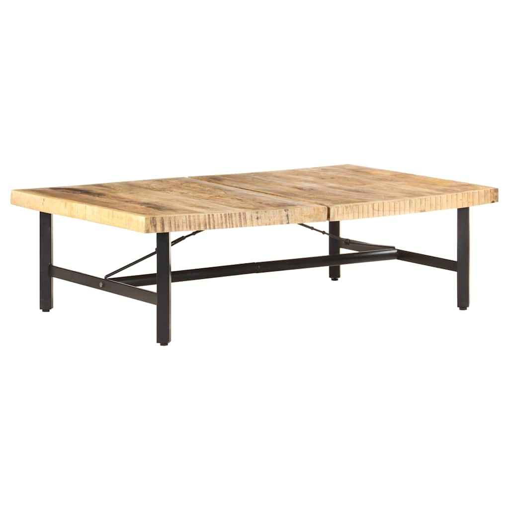 320653 vidaXL Coffee Table 142x90x42 cm Solid Mango Wood