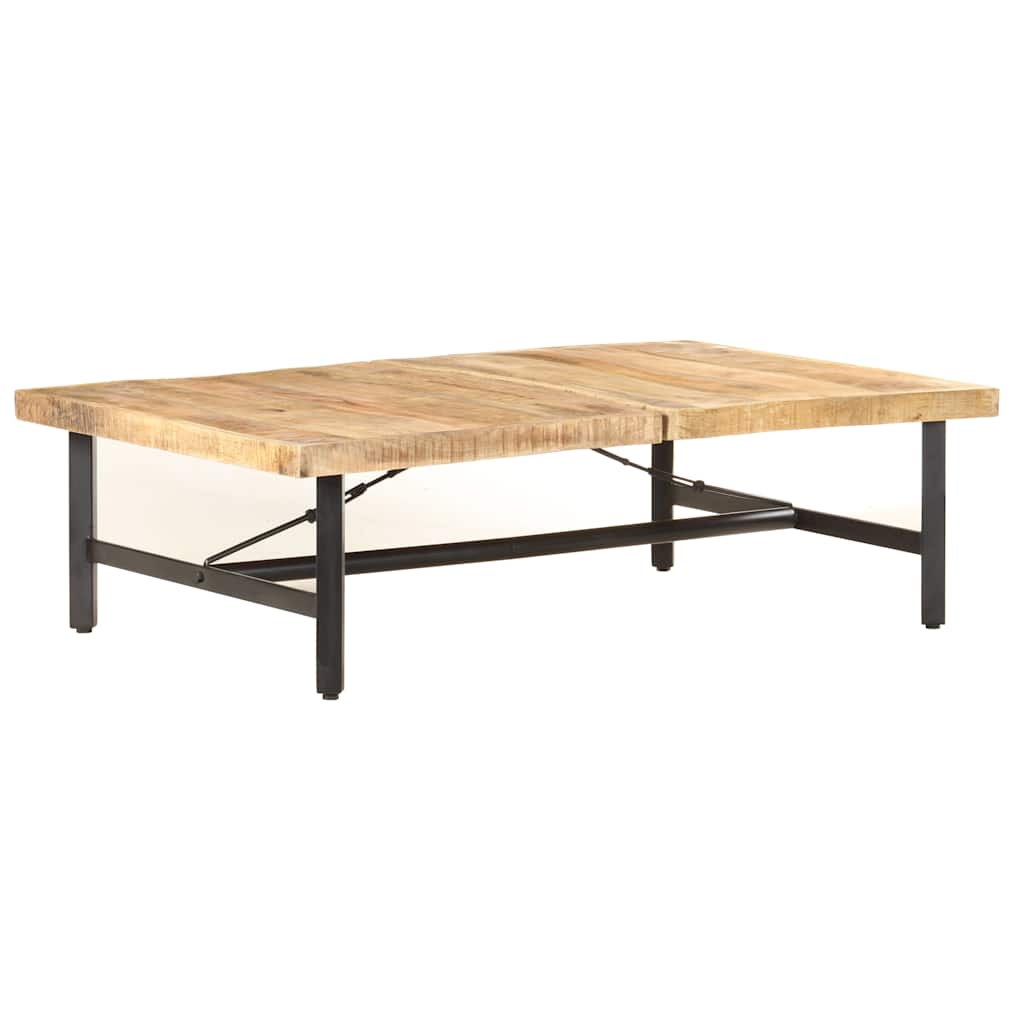 320653 vidaXL Coffee Table 142x90x42 cm Solid Mango Wood