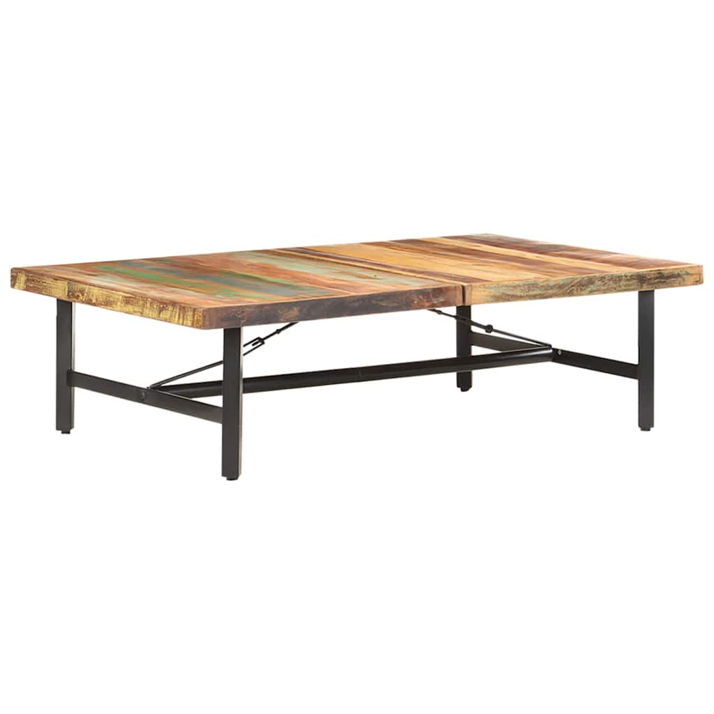 320654 vidaXL Coffee Table 142x90x42 cm Solid Reclaimed Wood