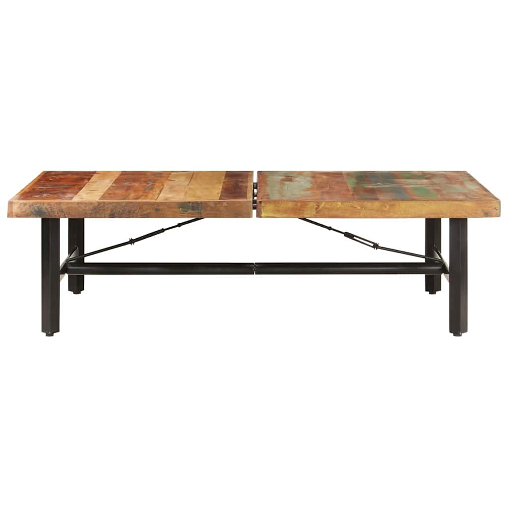 320654 vidaXL Coffee Table 142x90x42 cm Solid Reclaimed Wood