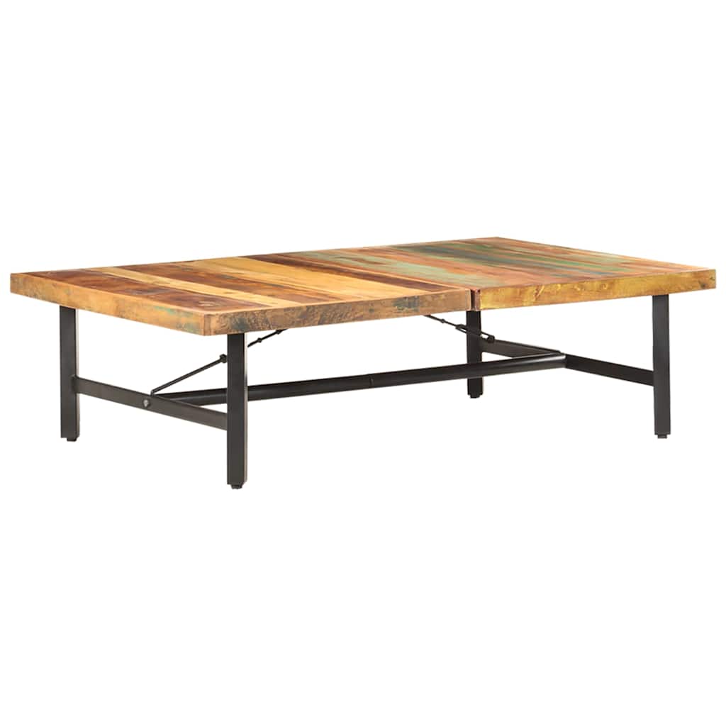 320654 vidaXL Coffee Table 142x90x42 cm Solid Reclaimed Wood