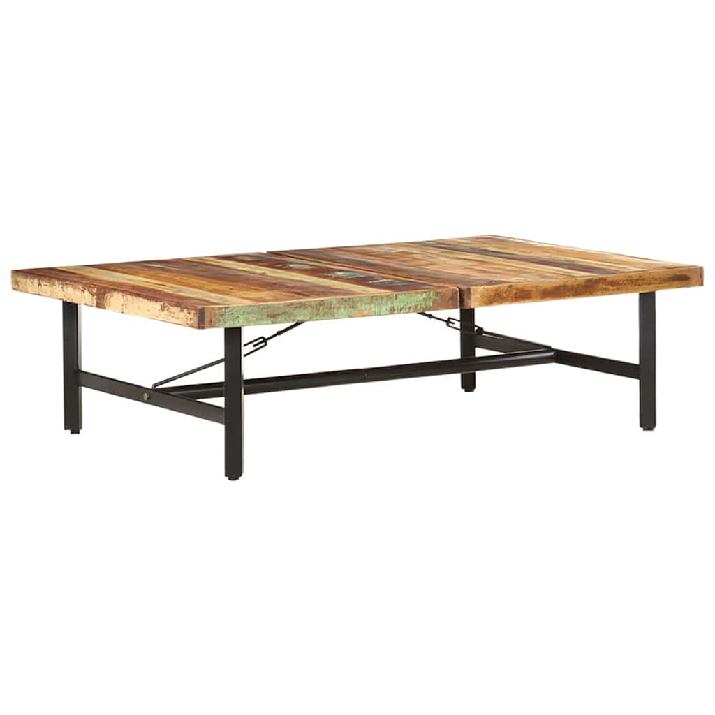 320654 vidaXL Coffee Table 142x90x42 cm Solid Reclaimed Wood