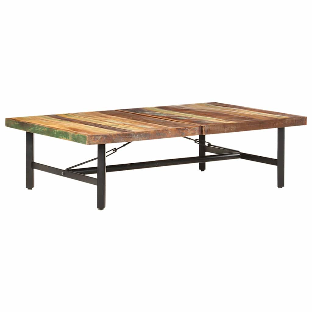 320654 vidaXL Coffee Table 142x90x42 cm Solid Reclaimed Wood