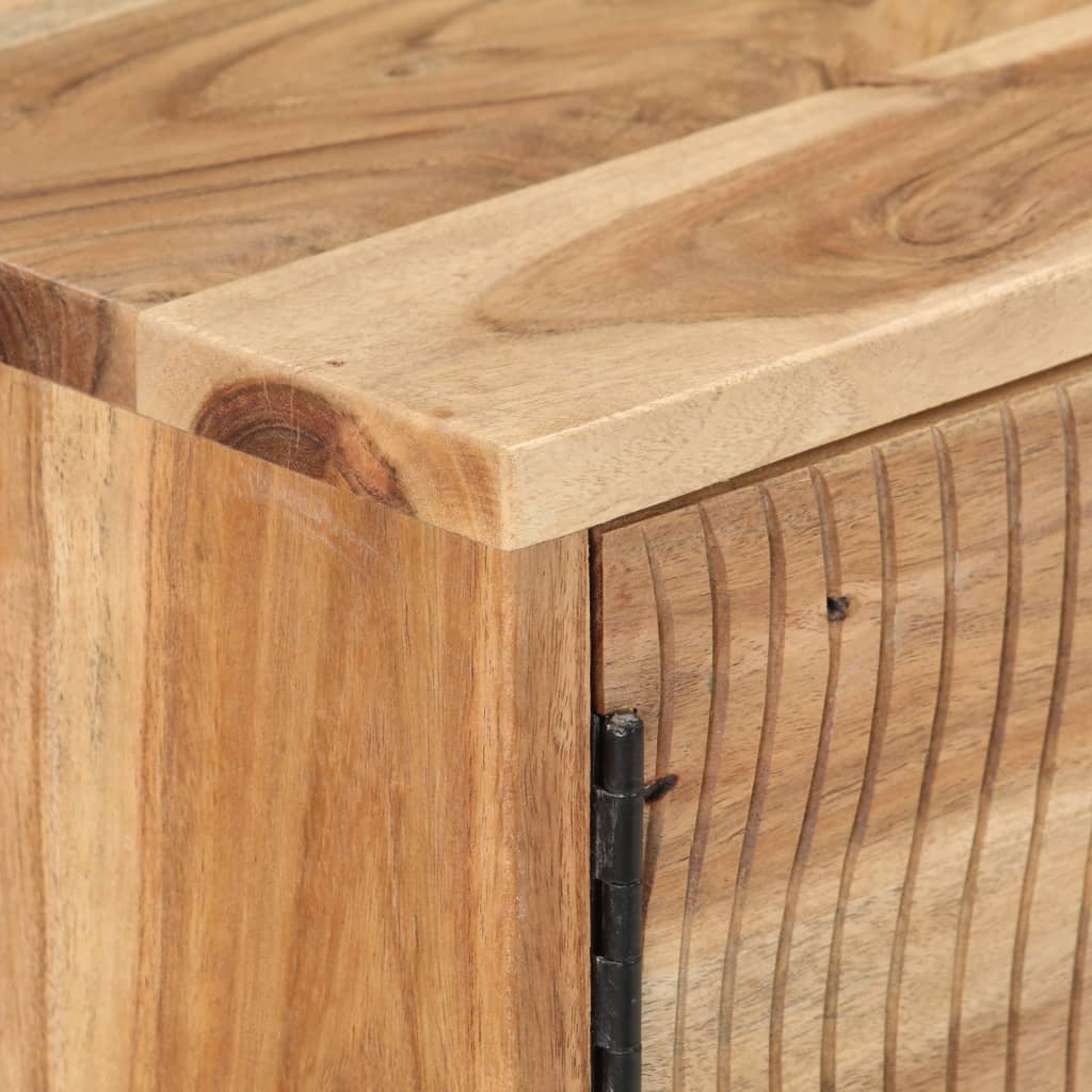Sideboard 115x35x75 cm Solid Acacia Wood