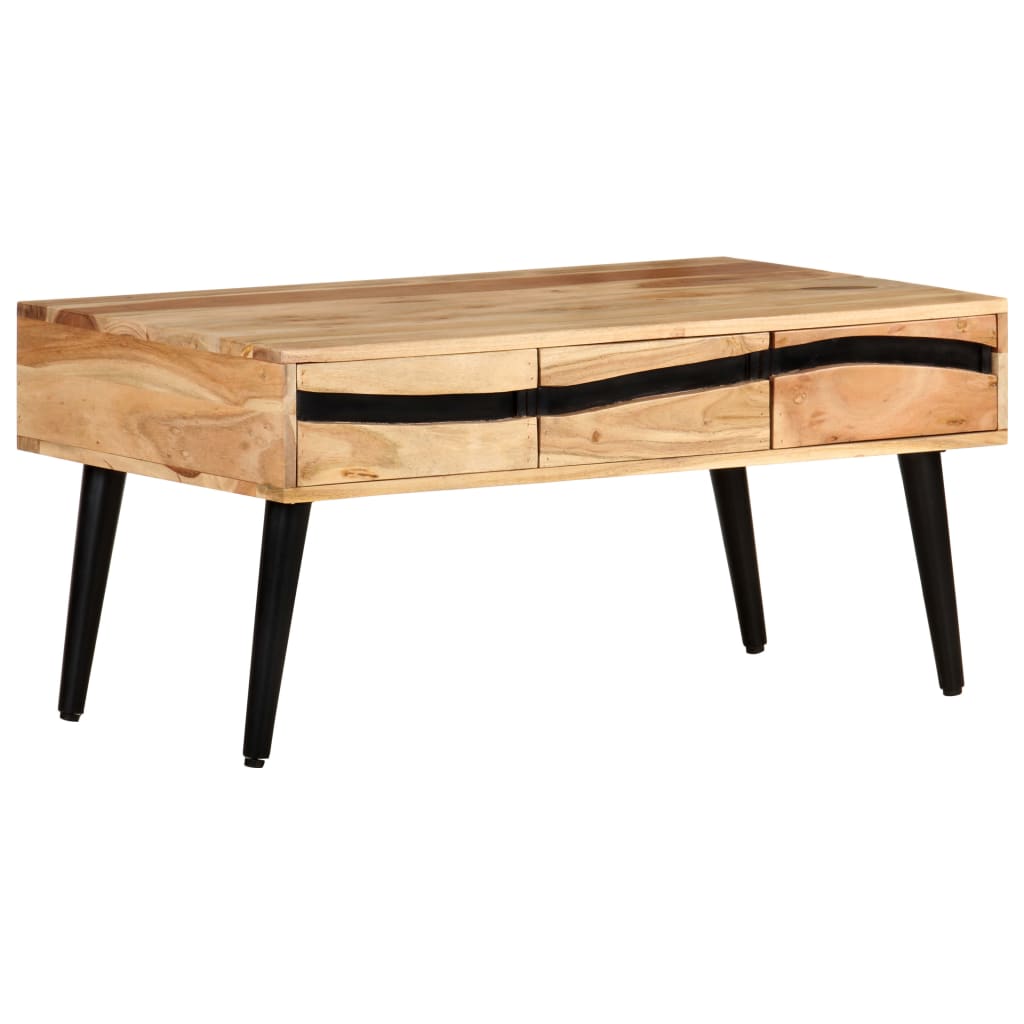 322676 vidaXL Coffee Table 88x50x42 cm Solid Acacia Wood