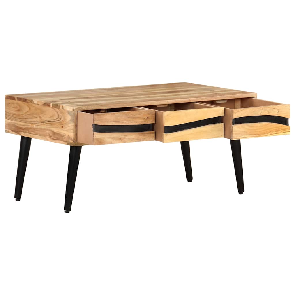 322676 vidaXL Coffee Table 88x50x42 cm Solid Acacia Wood