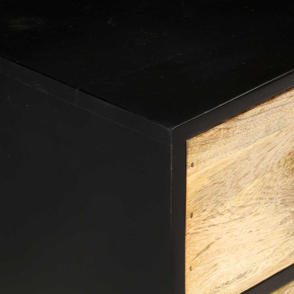 322678 vidaXL Sideboard 110x33x64 cm Solid Mango Wood