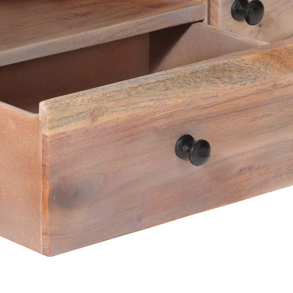 322684 vidaXL TV Cabinet 118x30x40 cm Solid Acacia Wood