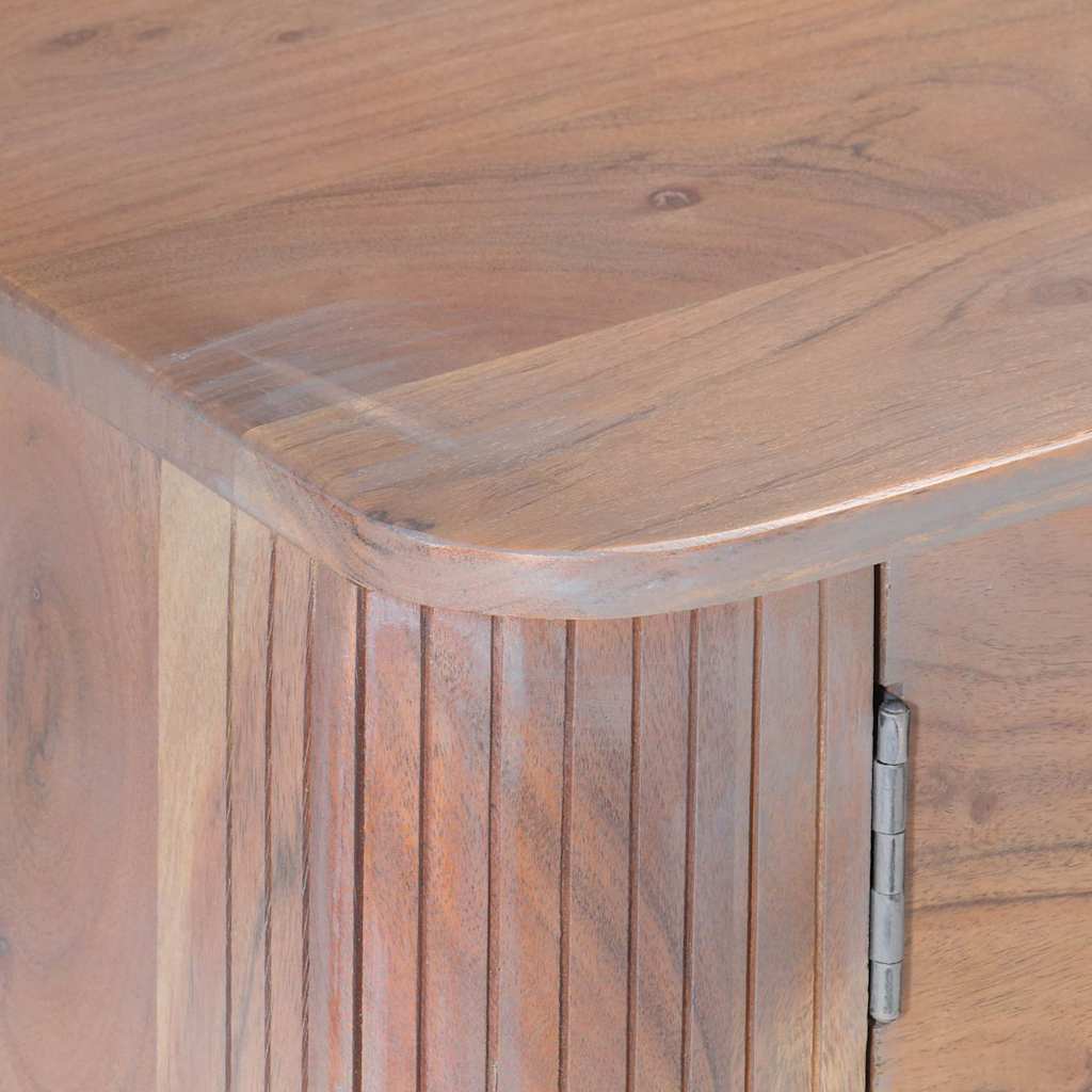 322684 vidaXL TV Cabinet 118x30x40 cm Solid Acacia Wood