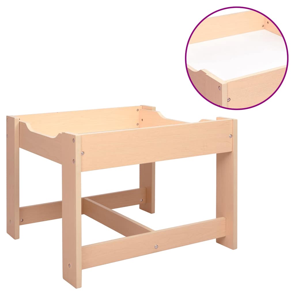 80284 vidaXL Children's Table with 2 Chairs MDF