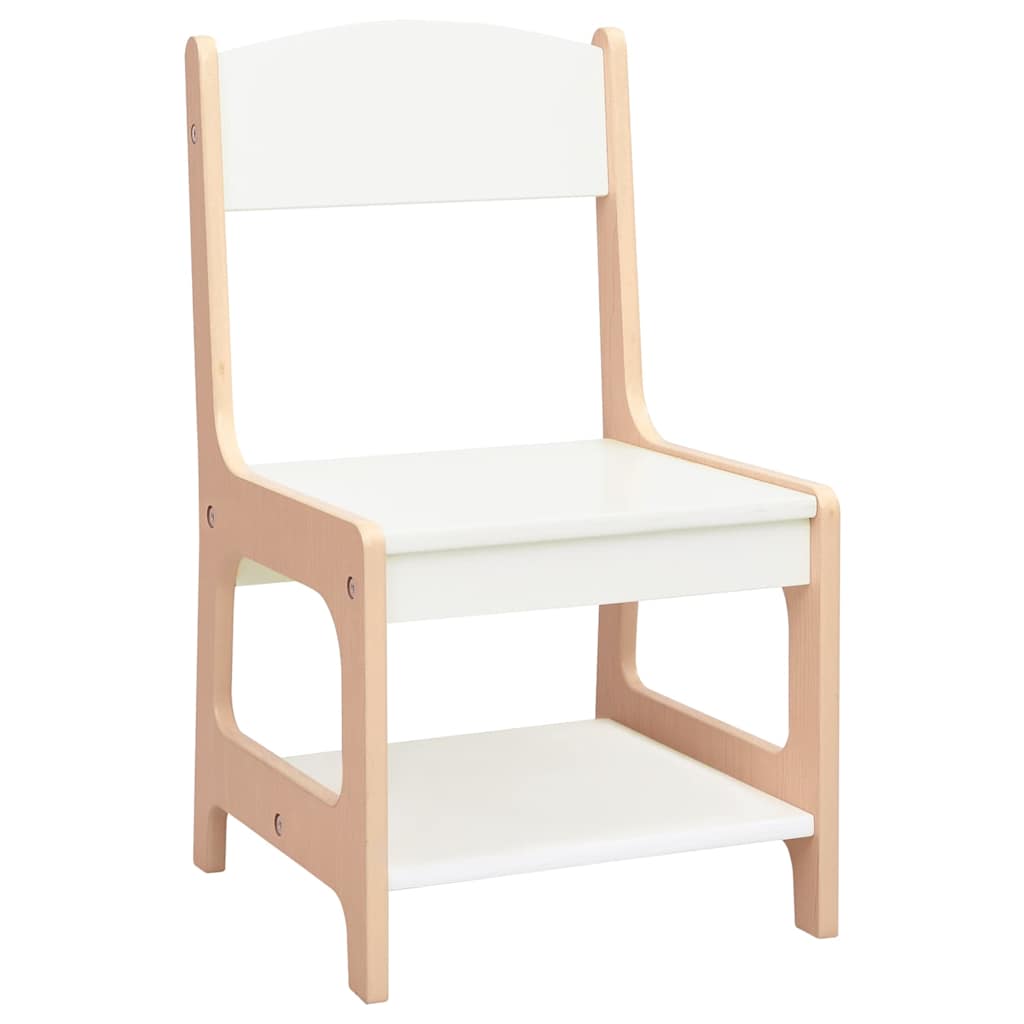 80284 vidaXL Children's Table with 2 Chairs MDF
