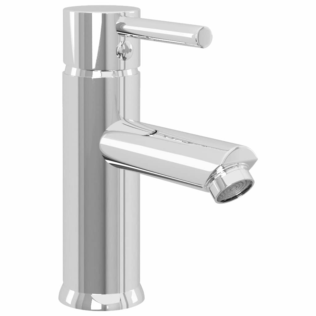 149065 vidaXL Bathroom Basin Faucet Chromed Finish 130x176 mm