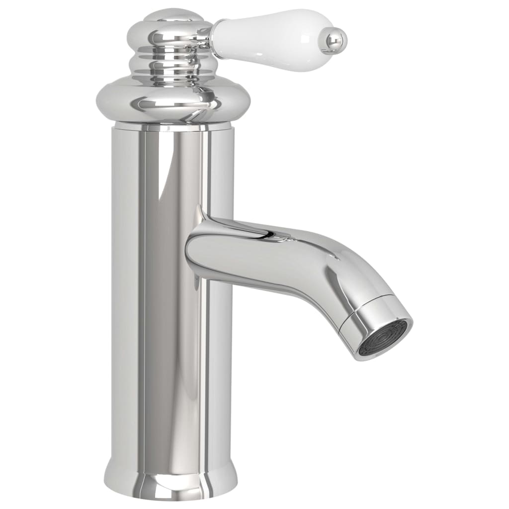 149070 vidaXL Bathroom Basin Faucet Chromed Finish 130x180 mm